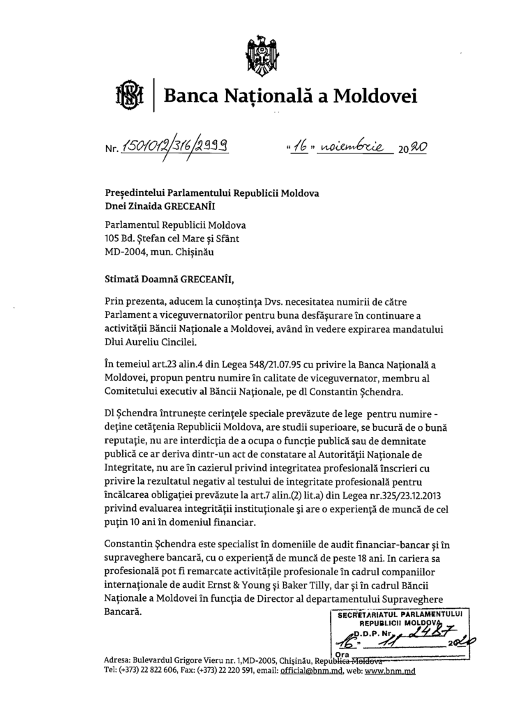 INVESTIGAȚIE // Oamenii lui Candu, cu dosar penal, propuși de Armașu viceguvernatori BNM