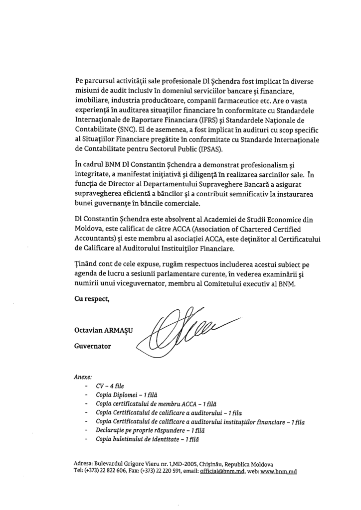 INVESTIGAȚIE // Oamenii lui Candu, cu dosar penal, propuși de Armașu viceguvernatori BNM