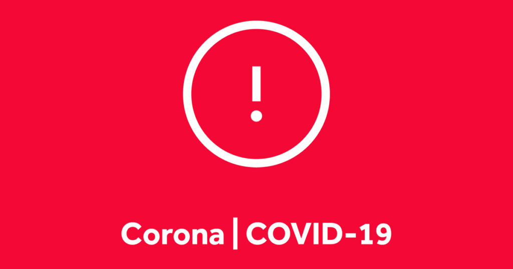 covid banner firkant uk