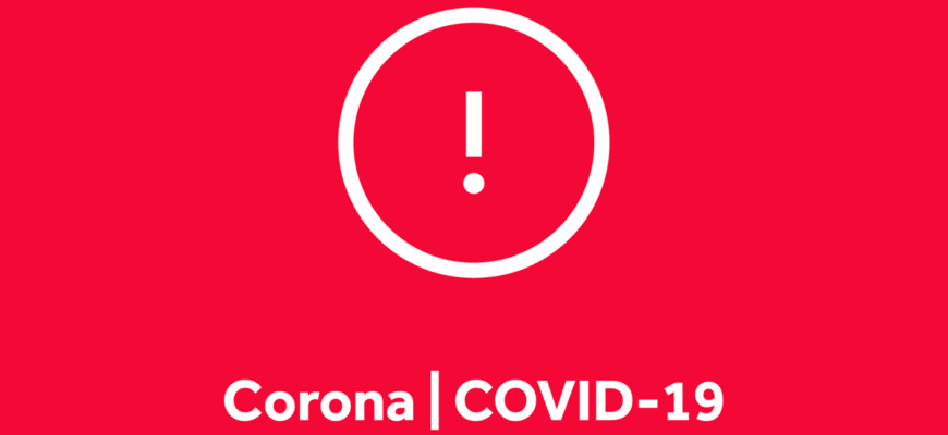 covid banner firkant uk