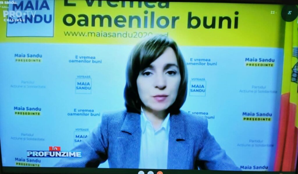 DECLARAȚII // Maia Sandu recunoaște că a discutat cu mai mulți lideri politici 1 photo 2020 11 02 21 10 03
