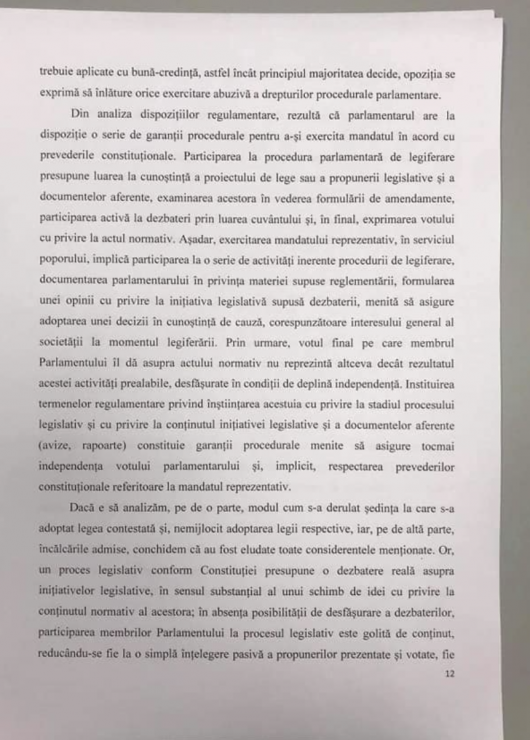 DOC - Partidul PAS A SESIZAT Curtea Constituțională referitor la anularea proiectului privind SIS