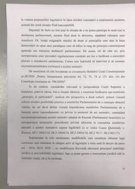 DOC - Partidul PAS A SESIZAT Curtea Constituțională referitor la anularea proiectului privind SIS 12 DOC - Partidul PAS A SESIZAT Curtea Constituțională referitor la anularea proiectului privind SIS