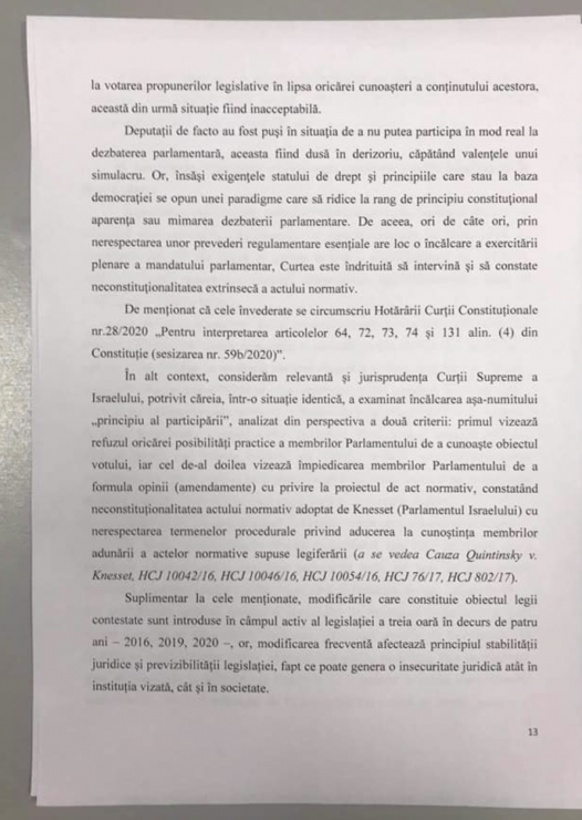 DOC - Partidul PAS A SESIZAT Curtea Constituțională referitor la anularea proiectului privind SIS