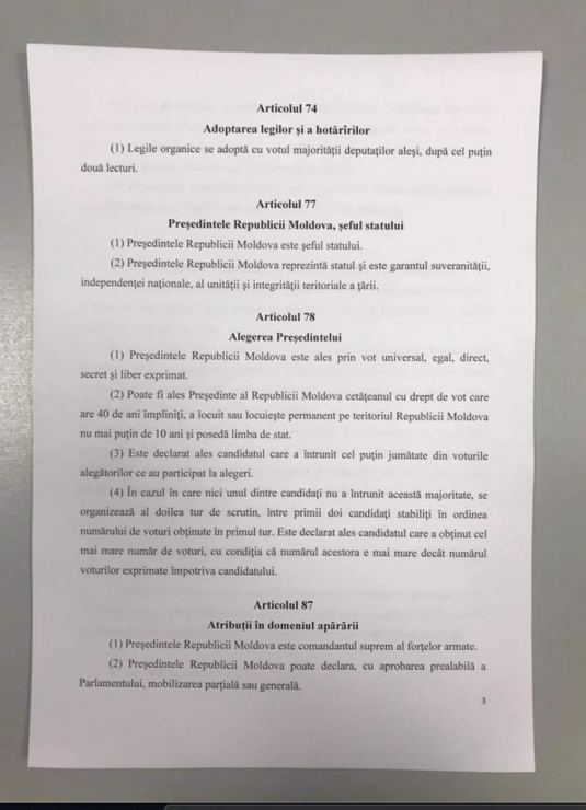 DOC - Partidul PAS A SESIZAT Curtea Constituțională referitor la anularea proiectului privind SIS