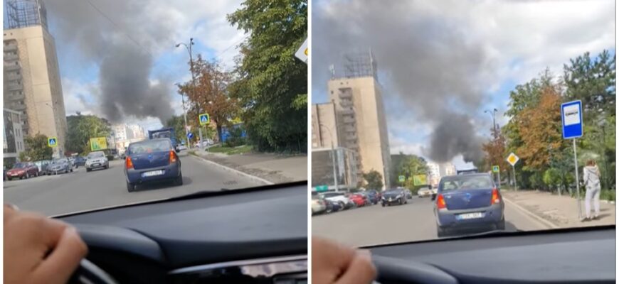 incendiu devastator in capitala