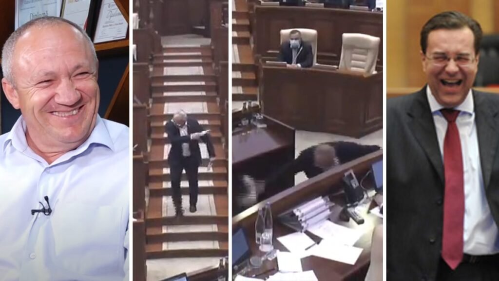 VIDEO// Boris Marcoci ”a călcat cu stângul” în campania electorală din Bălți.  „Ble**di”, răsună în plenul Parlamentului