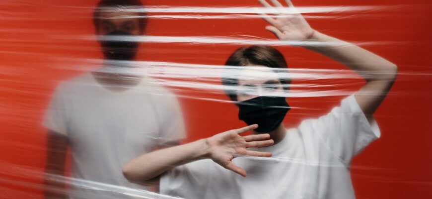 two people being isolated