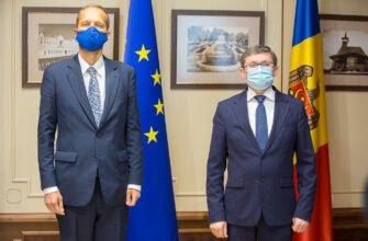 Președintele Parlamentului, Igor Grosu, a salutat venirea noului șef al Delegației UE în Moldova, Janis Mazeiks