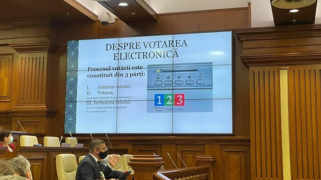 Deputații vor face mai puțină mișcare. În Parlament a fost introdus sistemul electronic de vot 1 Deputații vor face mai puțină mișcare. În Parlament a fost introdus sistemul electronic de vot
