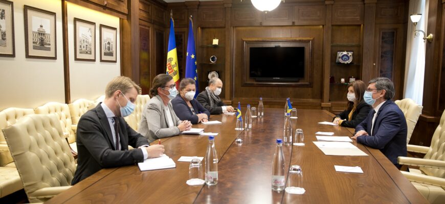seful legislativului igor grosu a avut o intrevedere cu ambasadoarea suediei la chisinau katarina fried