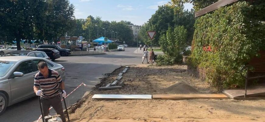 un nou trotuar a fost reabilitat in sectorul riscani al capitalei