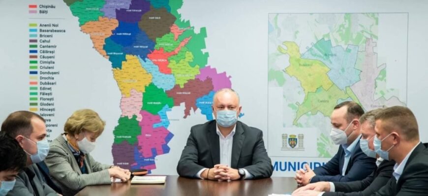 Igor Dodon a avut o întrevedere cu candidații BCS la alegerile locale din 21 noiembrie