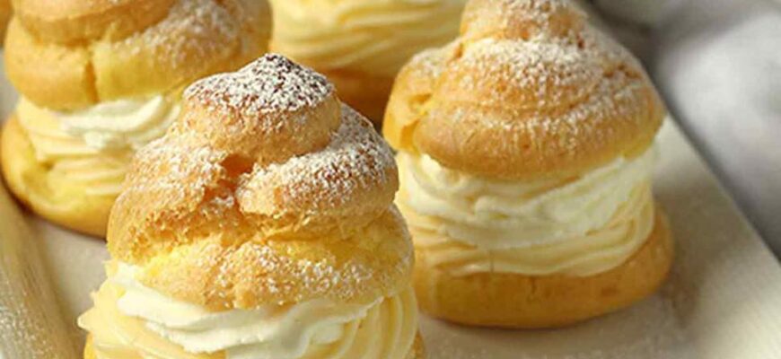 cum sa faci choux a la creme cu vanilie. reteta pentru un desert deosebit