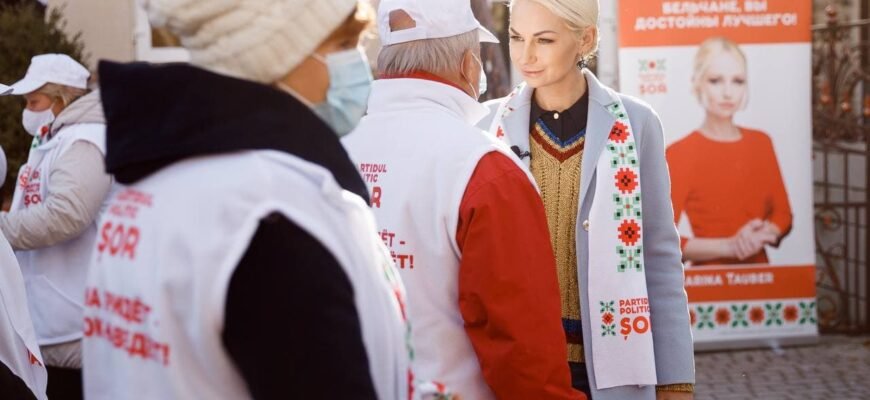 Marina Tauber a lansat campania de colectare a semnăturilor pentru programul său de dezvoltare a orașului Bălți