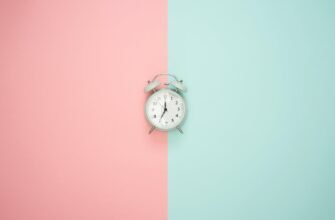 gray double bell clock