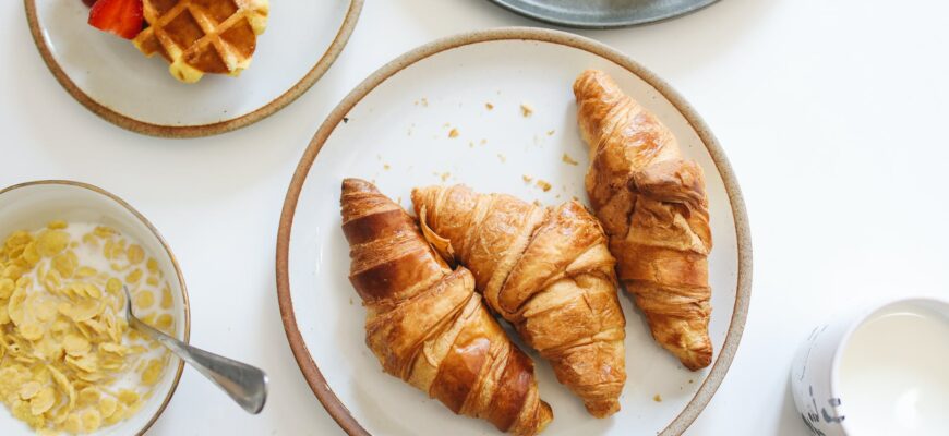 flatlay photo of food on the table