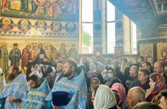 Igor Dodon a participat la slujba de sfințire a unei biserici din Ștefan Vodă