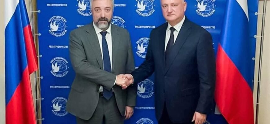 Igor Dodon încă e la Moscova. A avut o întrevedere cu șeful Agenției Federale pentru afaceri CSI