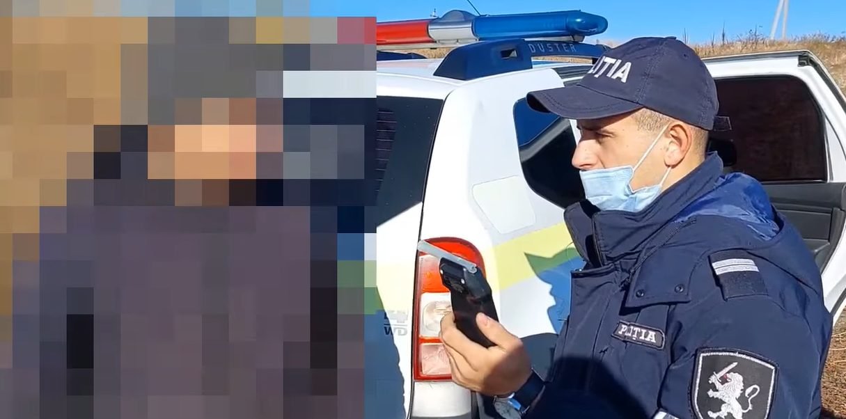 VIDEO// Și-a încercat norocul în fața polițiștilor: Băi domnule polițist, ți-am zis că am servit. Hai să ne înțelegem