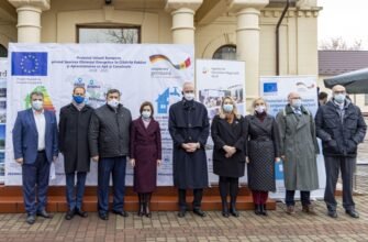 Maia Sandu a participat la inaugurarea lucrărilor de modernizare a rețelei de aprovizionare cu apă a municipiului Edineț