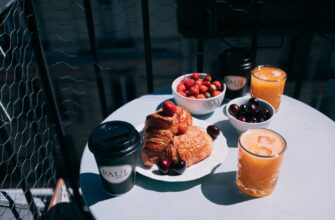 photo of table near fence