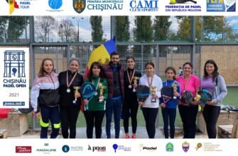 FOTO// Diana Racu și Elena Ratcovschi au cucerit prima ediție a turneului ”Chișinău Padel Open 2021”