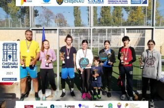 Gabriel Jizdan și Tatiana Balan, pe prima treaptă a podiumului la ”Chișinău Padel Open 2021”, categoria ”PRO Mixt”