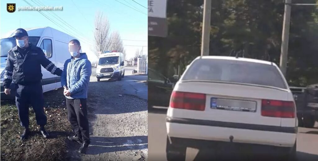 VIDEO// Recidivist reținut pentru furtul unui automobil. Ce pedeapsă riscă
