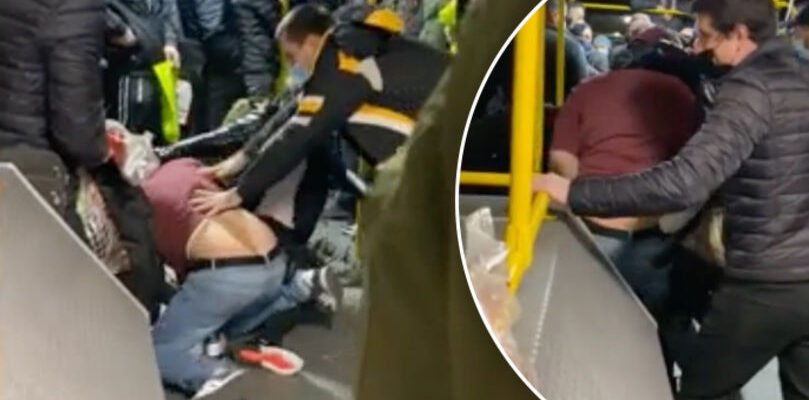 VIDEO// Diaspora "deșteptată" se întoarce acasă: Bătaie în autobuzul de la Aeroport