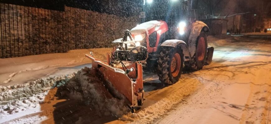 cum decurg lucrarile de deszapezire a strazilor