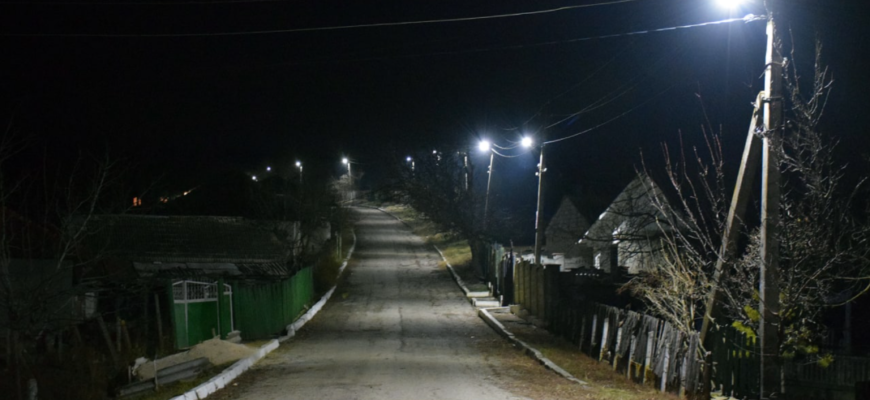 inca o localitate din raionul orhei a fost complet iluminata de echipa partidului sor