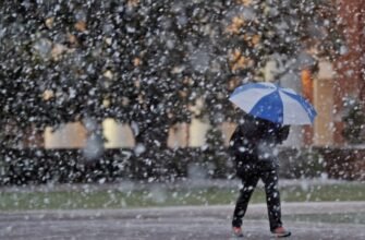 VIDEO// Ninge în estul Moldovei, la Rîbnița. Ce prognoze au meteorologii