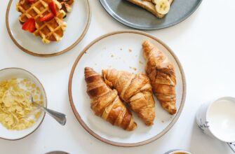flatlay photo of food on the table