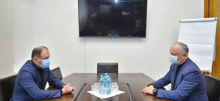 Igor Dodon a avut o întrevedere cu primarul Ion Ceban. Ce planuri au pentru Capitală