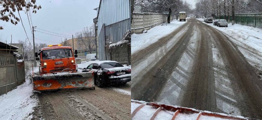 situatia la moment pe drumurile din capitala