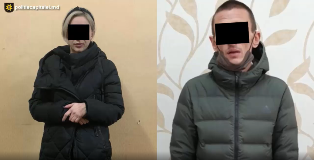 un barbat si o femeie retinuti de politisti pentru comiterea pungasiilor