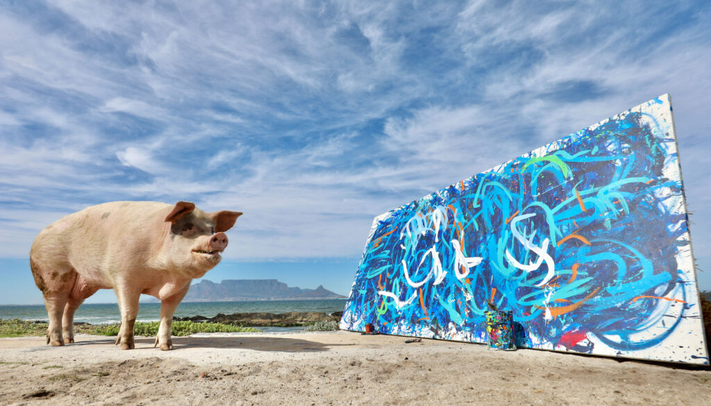 un tablou pictat de un porc s a vandut cu 20 000 de lire sterline