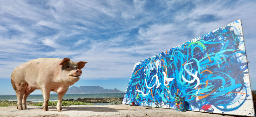un tablou pictat de un porc s a vandut cu 20 000 de lire sterline