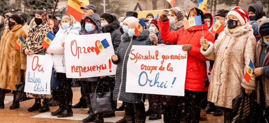 VIDEO// Orheiul se ridică împotriva Guvernului! Șor: COVID-19 și PAS, doi viruși la fel de periculoși
