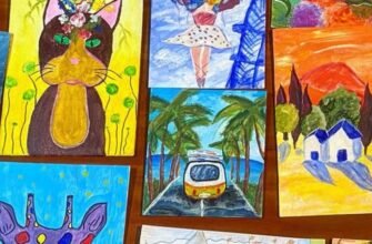Copiii de la Institutul Oncologic au realizat o expoziție de desene
