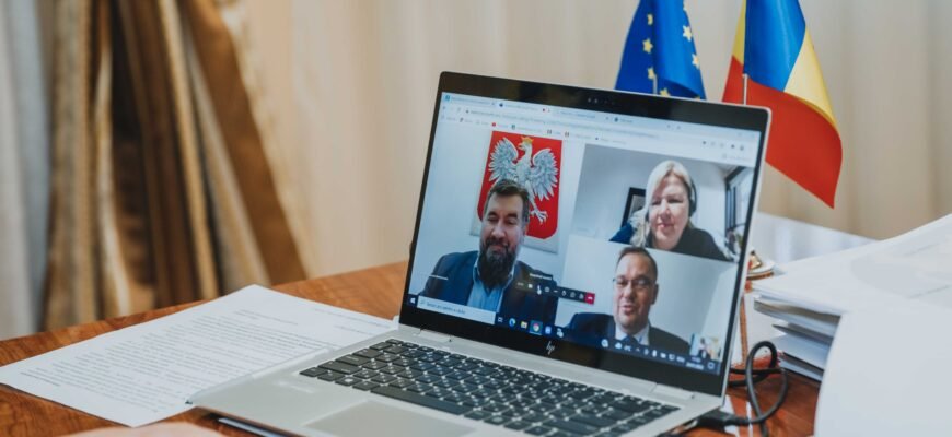 Ministrul Afacerilor Interne a avut o discuție online cu Directorul Cabinetului șefului Biroului Central Anticorupție din Polonia