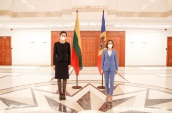 Maia Sandu a avut o întrevedere cu Președinta Seimas-ului Republicii Lituania, Viktorija Čmilytė-Nielsen