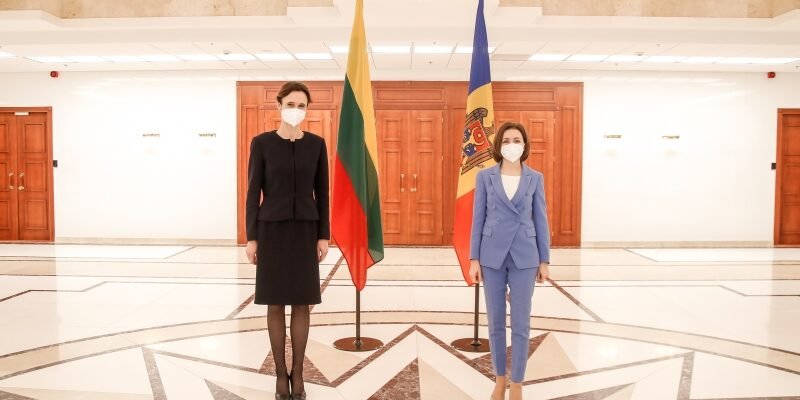 Maia Sandu a avut o întrevedere cu Președinta Seimas-ului Republicii Lituania, Viktorija Čmilytė-Nielsen