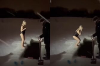 VIDEO 18+// Scene îngrozitoare! O femeie de 40 de ani s-a înecat de Bobotează, sub ochii copilului și soțului său