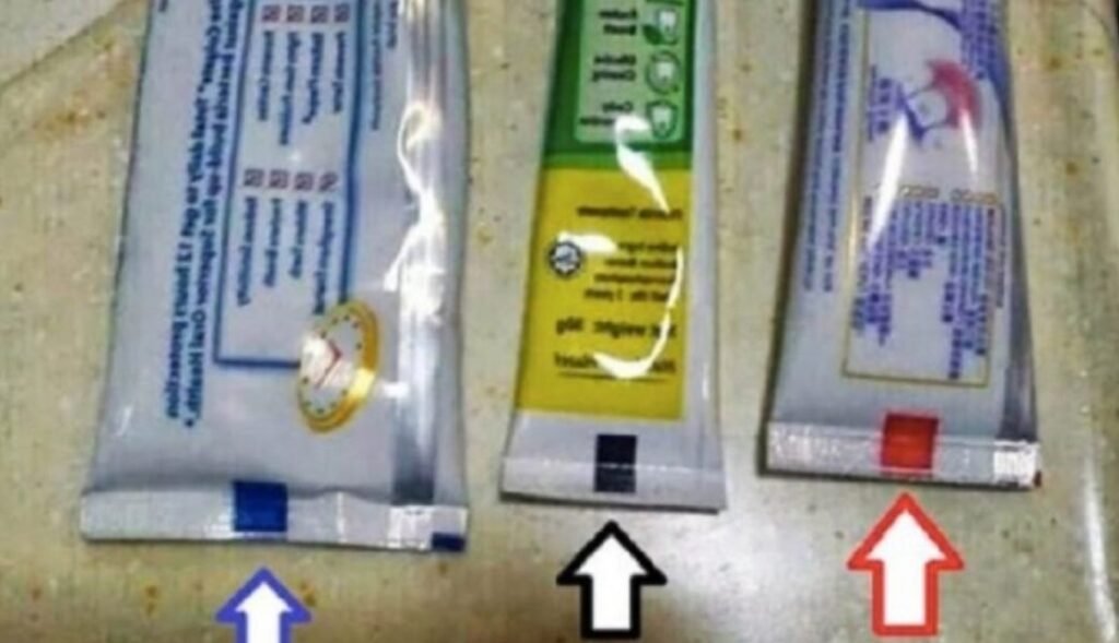 Ce semnifică pătrăţelul colorat de pe pasta de dinţi. Mulţi nici nu îl bagă în seamă, dar e foarte important