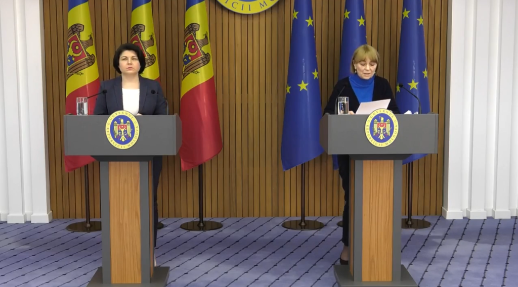 conferinta de presa sustinuta de natalia gavrilita si ala nemerenco