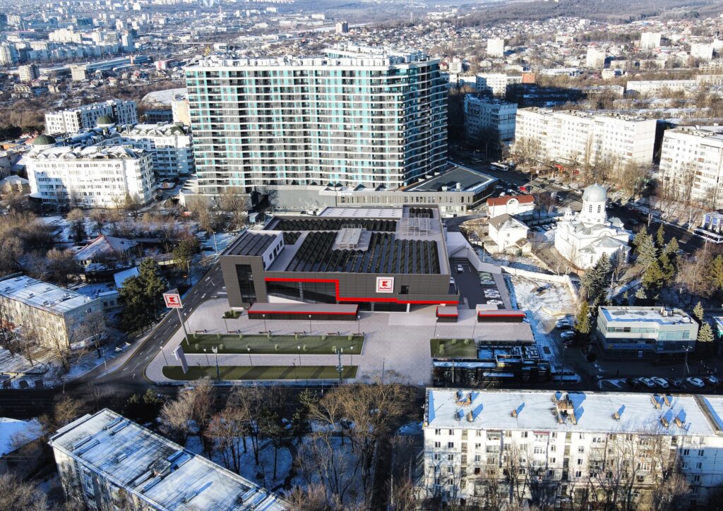 cum va arata noul magazin kaufland de pe strada kiev
