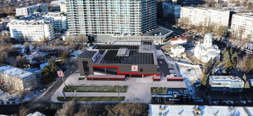 cum va arata noul magazin kaufland de pe strada kiev