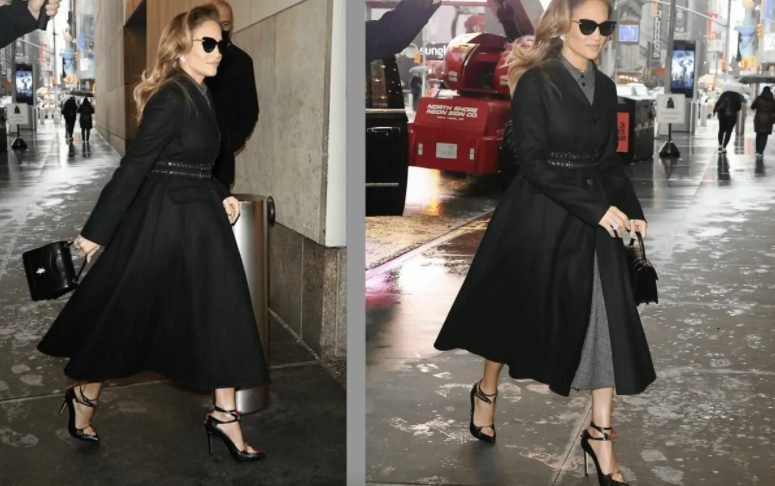 FOTO-VIDEO// Jennifer Lopez face furori cu pantofi inventați de două tinere din România